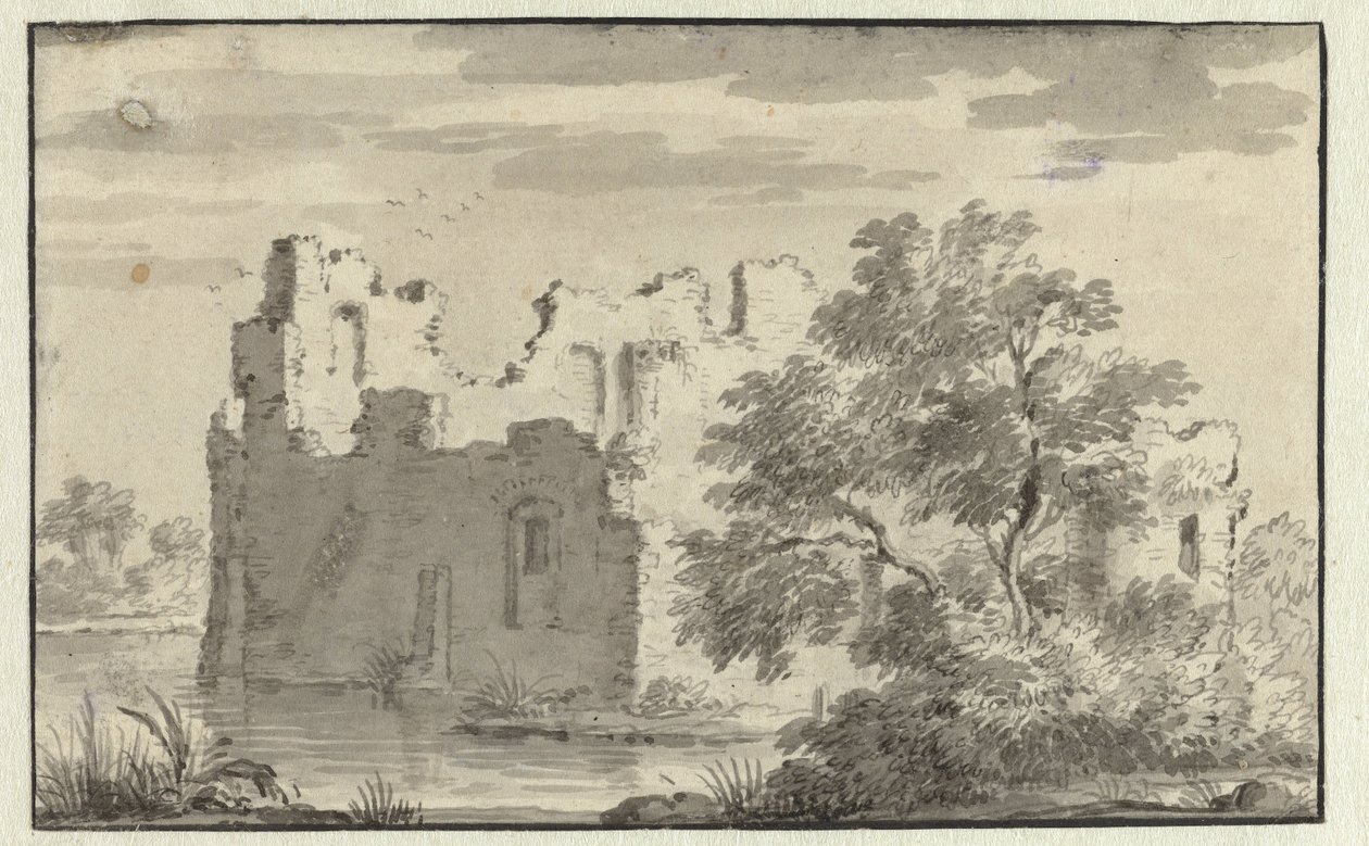 Ruine de la maison de Foreest ou Oosterwijk - Jan van Aken (attributed to)