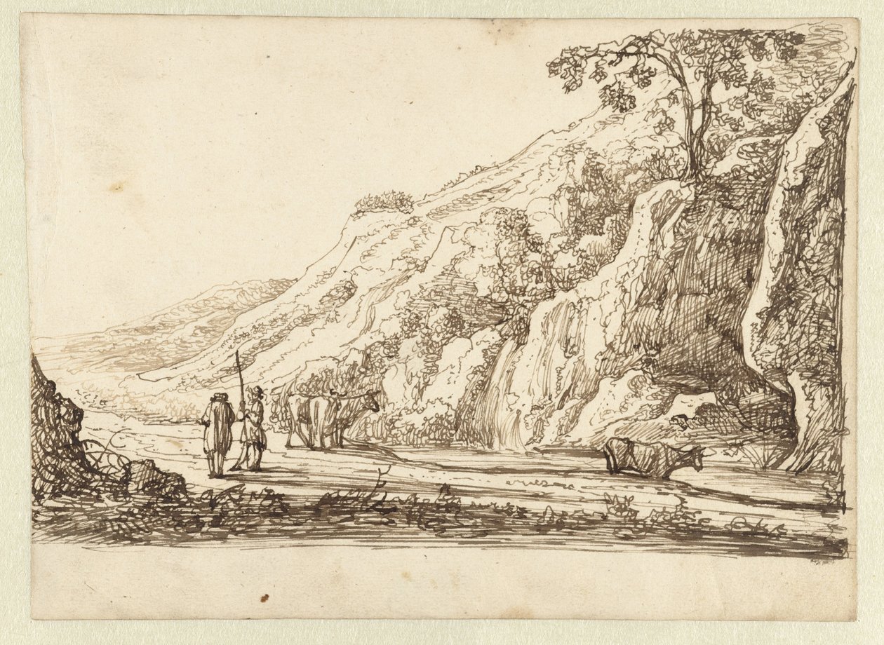 Paysage avec bergers et vaches - Jan van Almeloveen