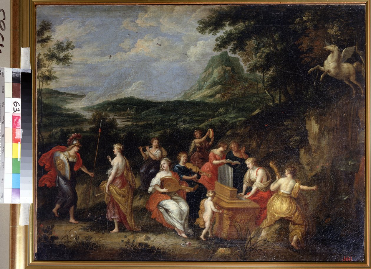 Pallas Athéna et les Muses - Jan van Balen