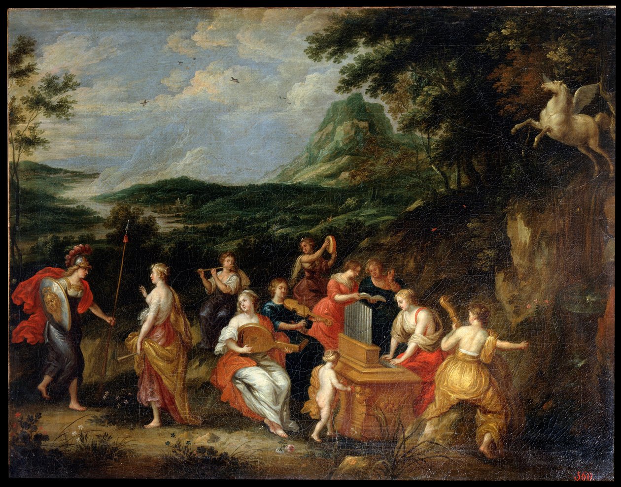 Pallas Athéna et les Muses, années 1630 - Jan van Balen