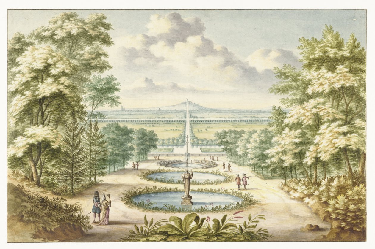 Amphithéâtre à Clèves, vu vers le nord - Jan van Call (I)