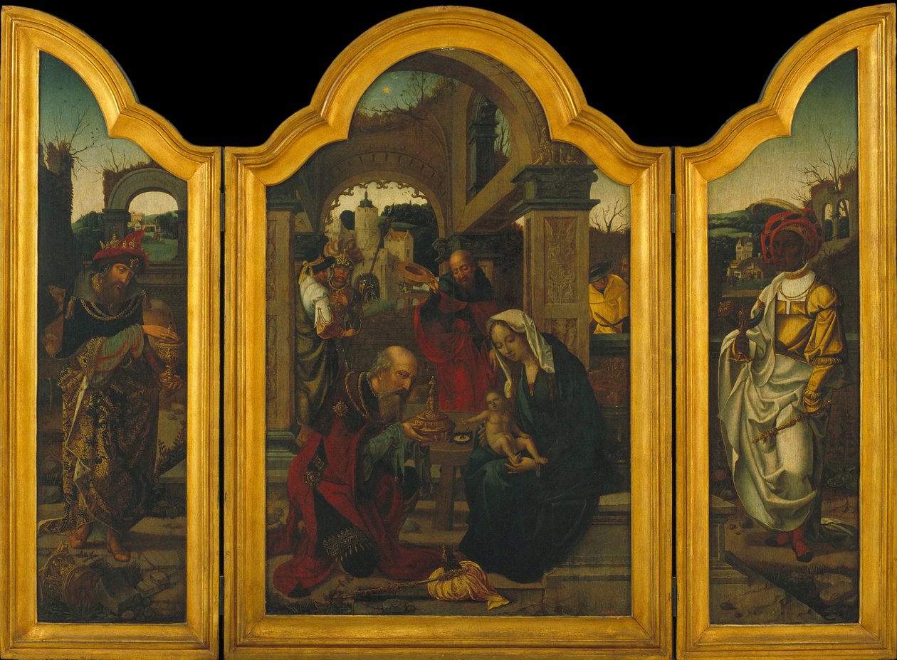 Triptyque avec l