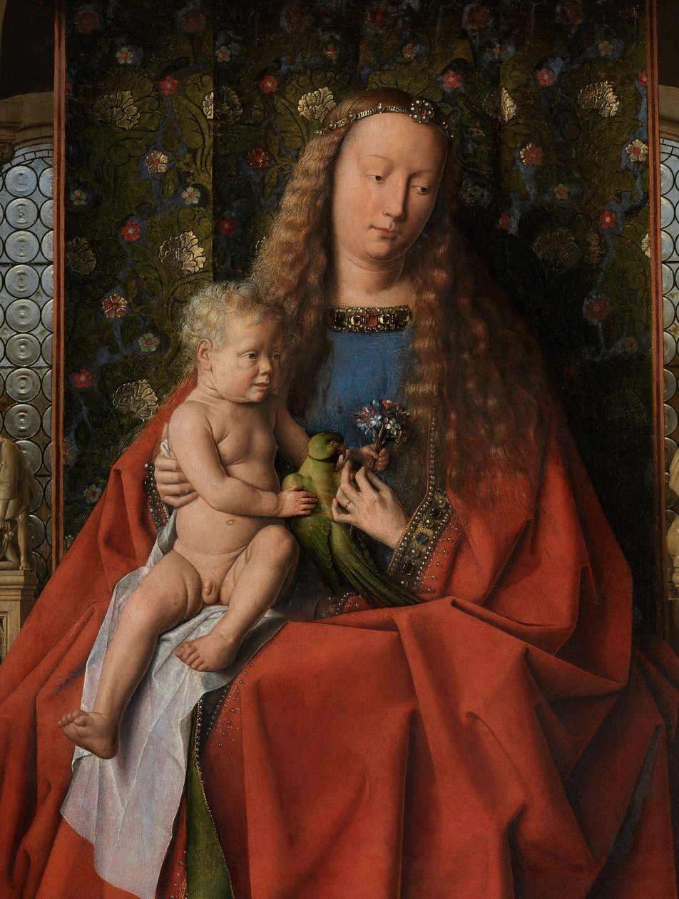 (détail) de la Vierge et l