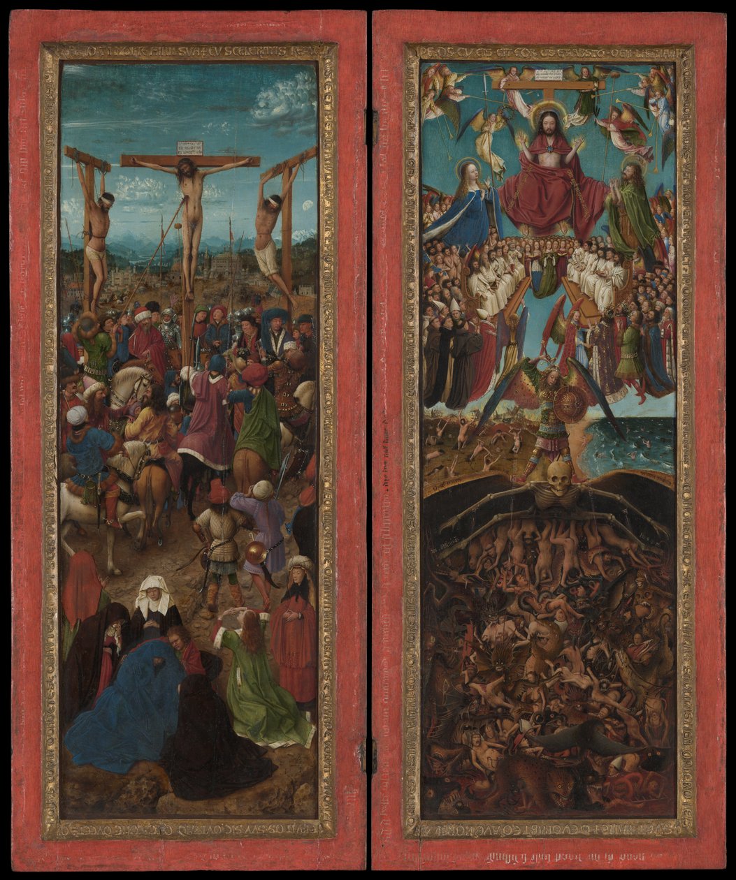 Die Kreuzigung; Das Jüngste Gericht - Jan van Eyck