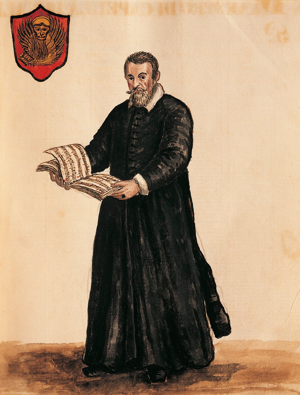 Portrait du compositeur italien Claudio Monteverdi - Jan van Grevenbroeck