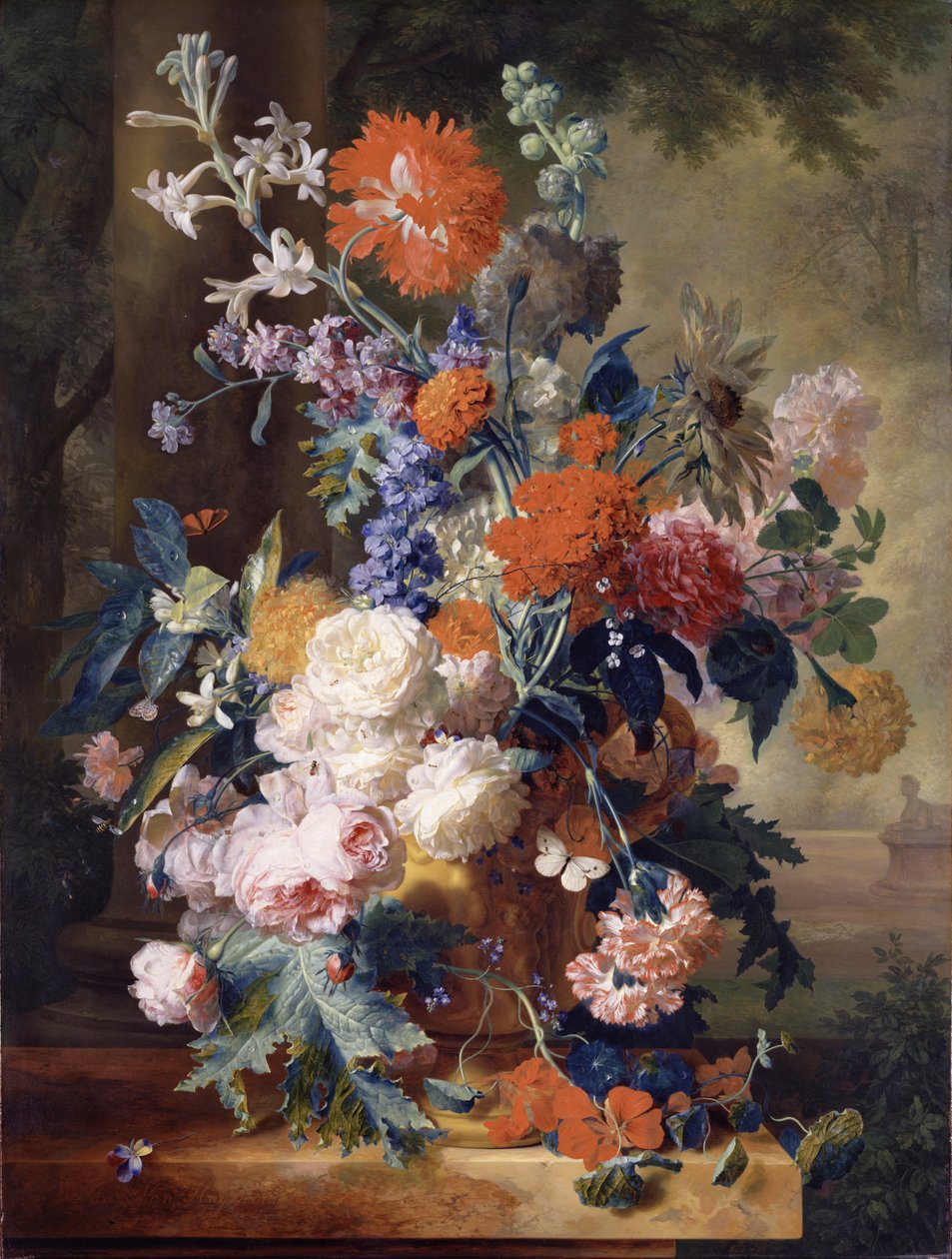 Nature morte aux fleurs - Jan van Huysum