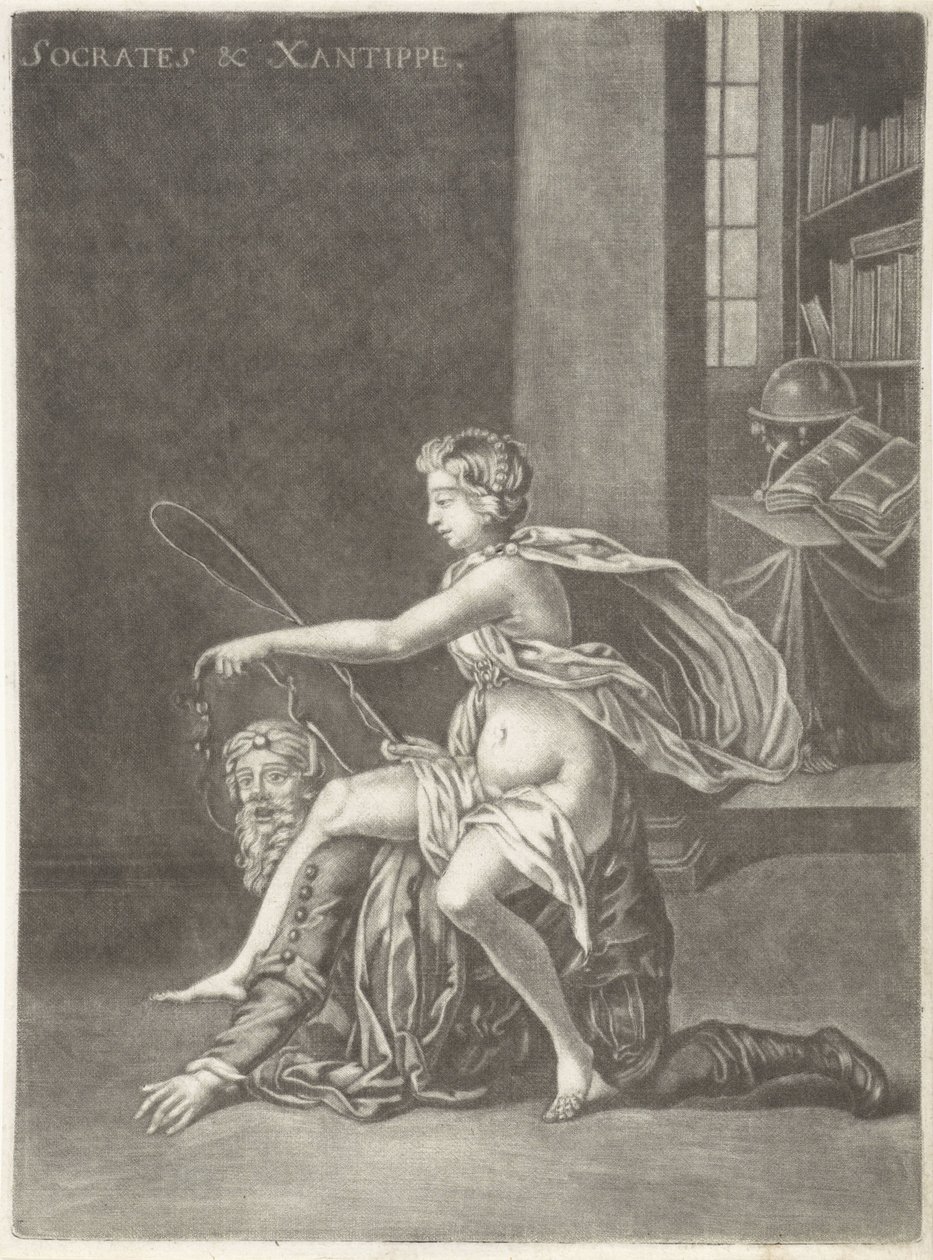 Socrate moqué par sa femme - Jan van Somer