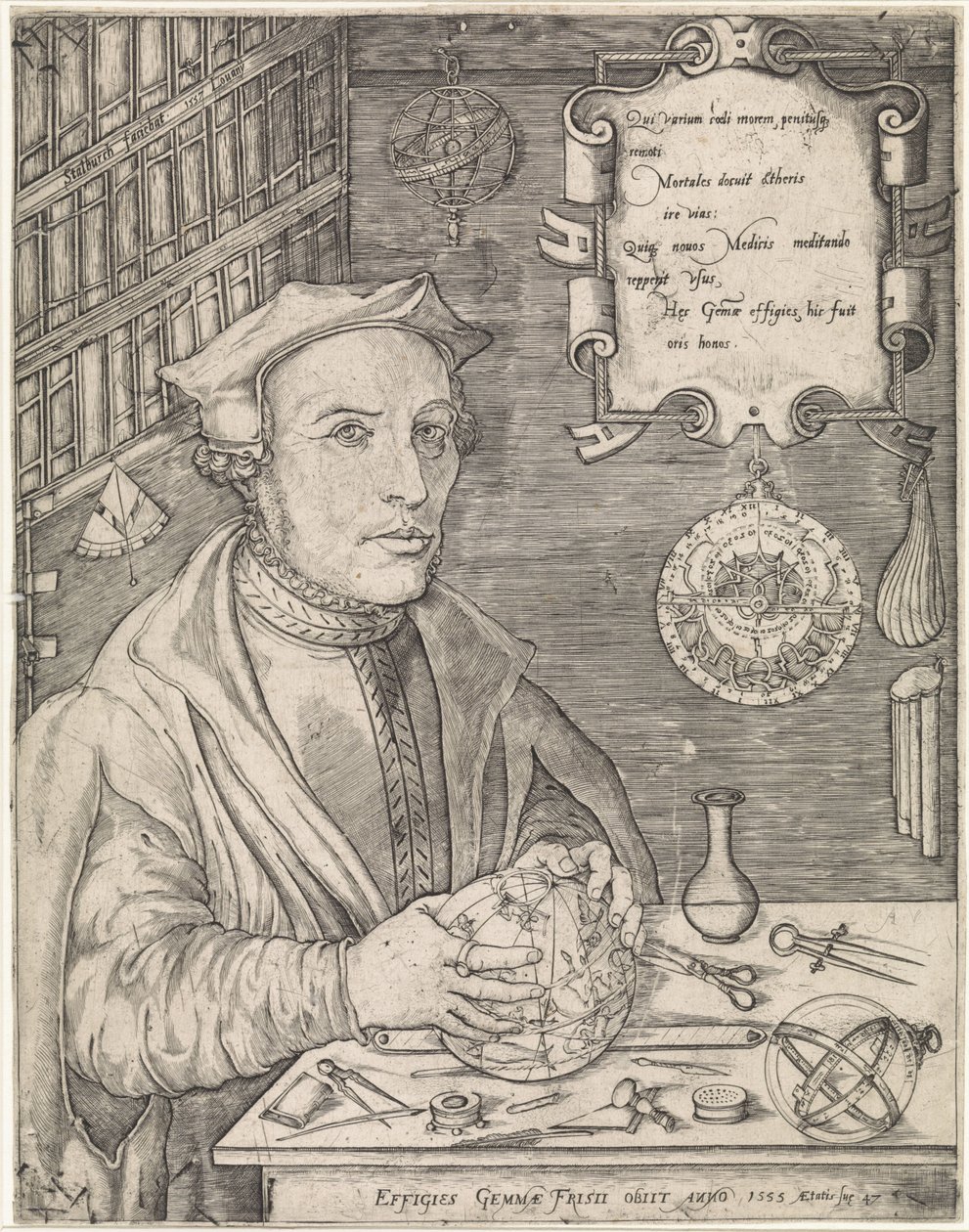 Portrait de Gemma Frisius - Jan van Stalburch
