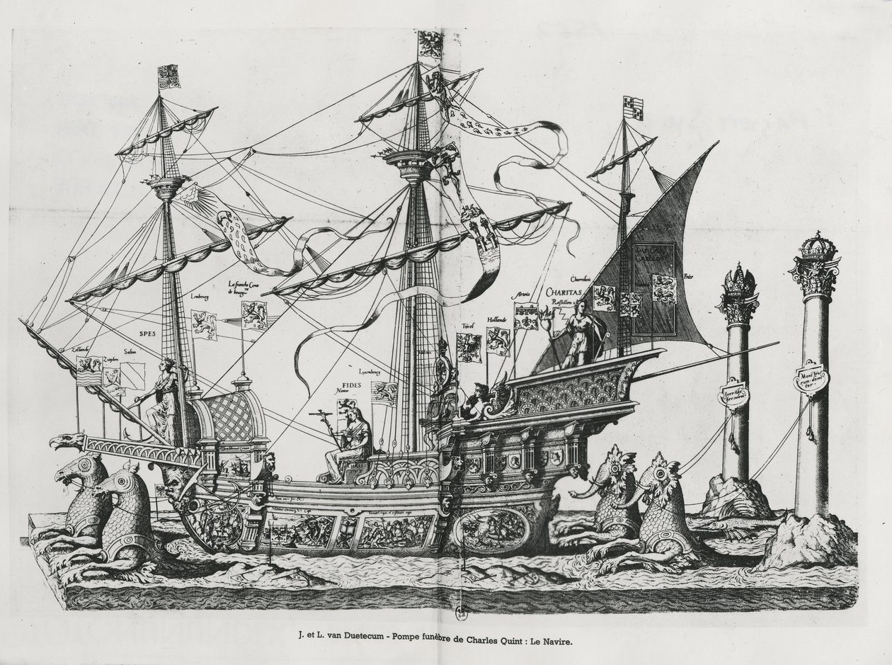 Vaisseau triomphal au cortège funèbre de l
