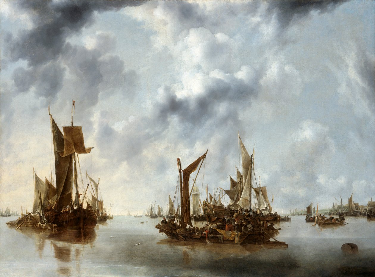 Un calme, 1654 - Jan van de Cappelle