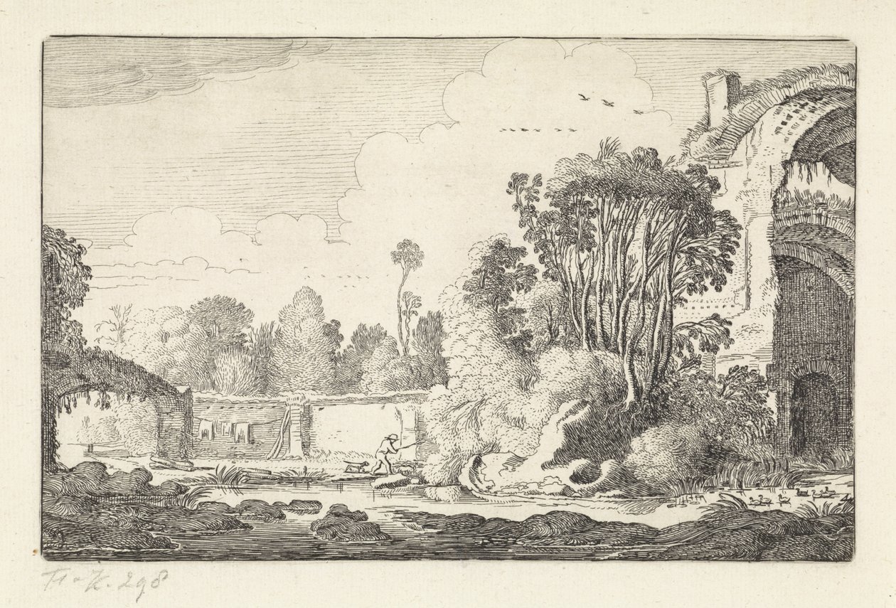 Homme avec un chien près d