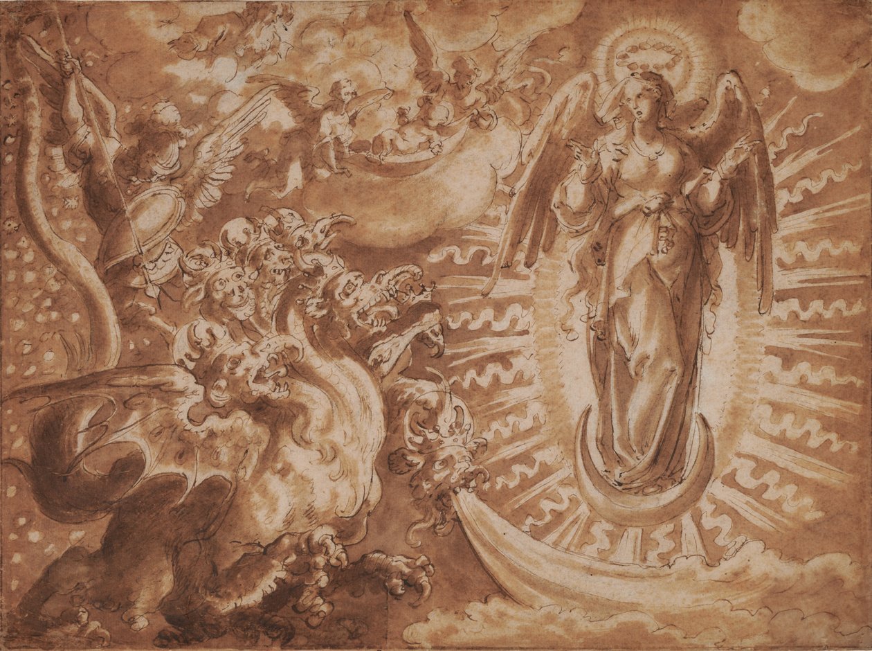 La Femme vêtue de soleil - Jan van der Straet