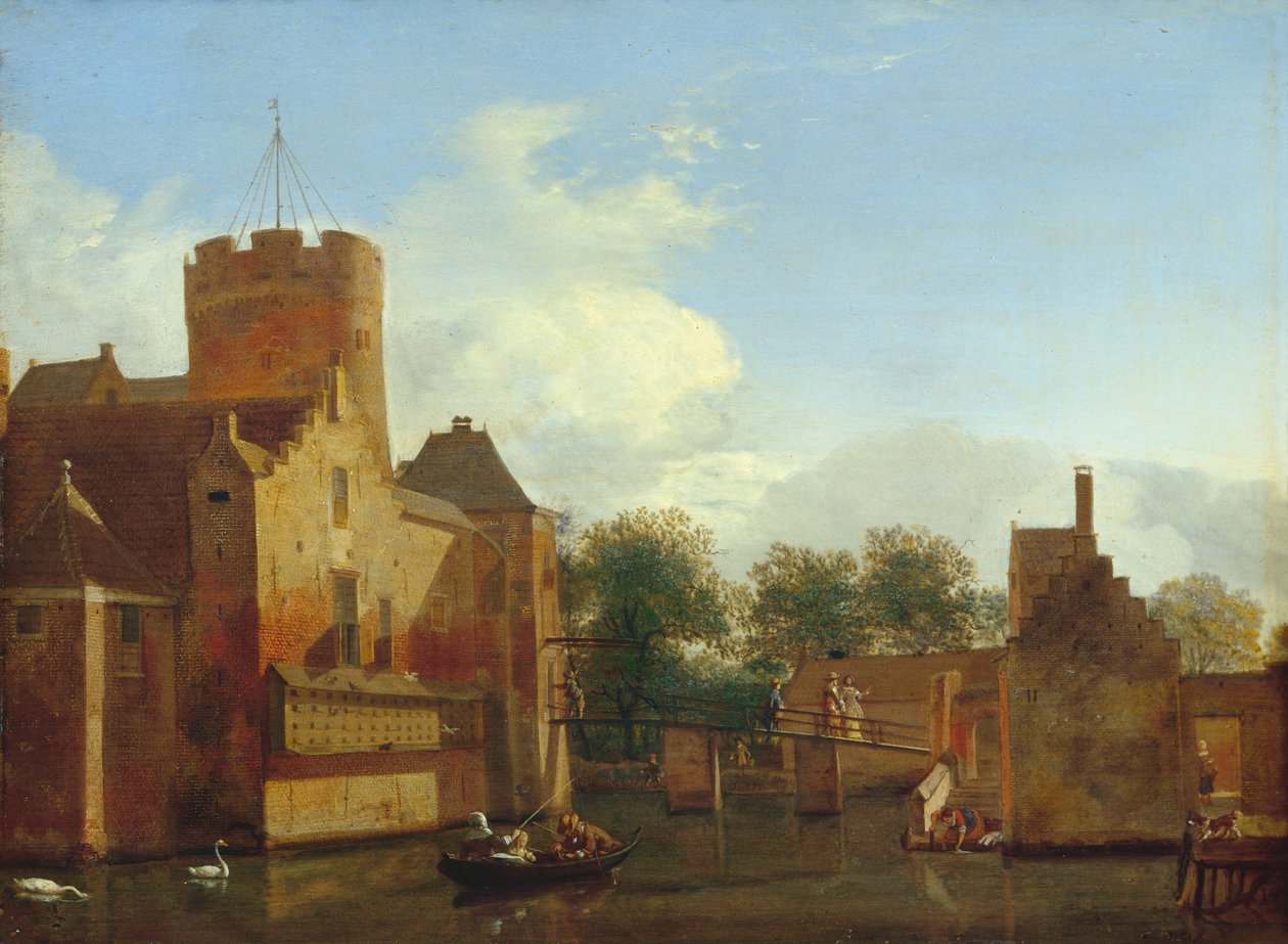Château de Loenerslot en Hollande, vers 1665-70 - Jan van der Heyden