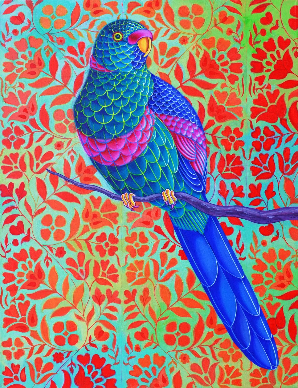 Perroquet bleu, 2015 - Jane Tattersfield
