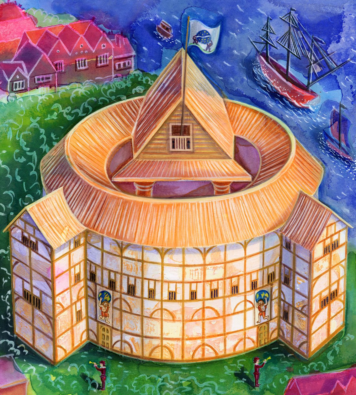 Le théâtre du Globe de Shakespeare - Jane Tattersfield