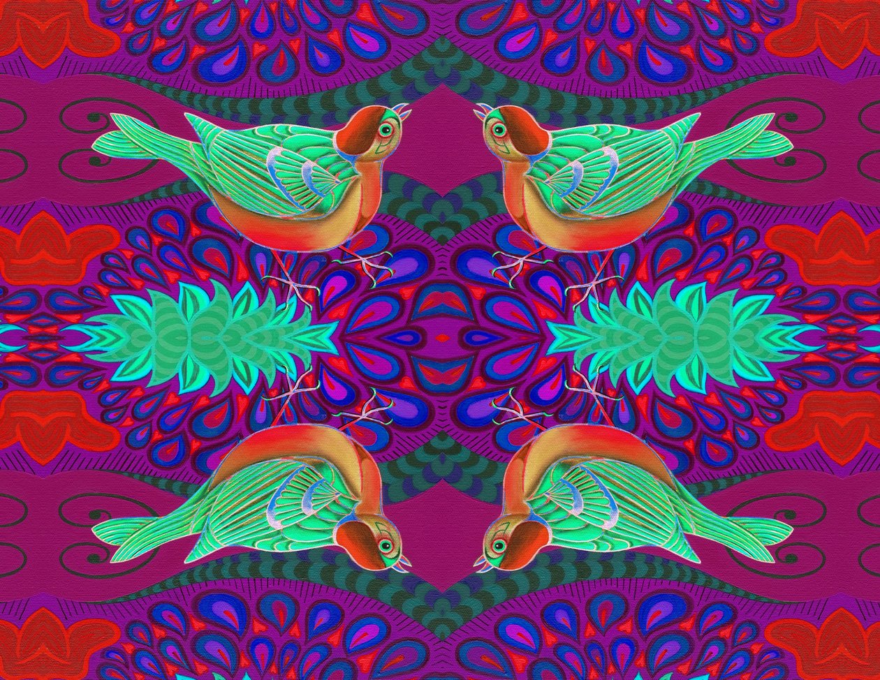 Motif de moineau, 2015 - Jane Tattersfield
