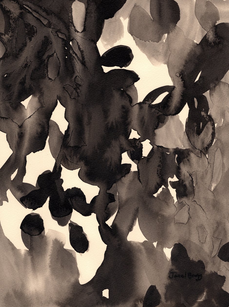 Feuilles abstraites à l