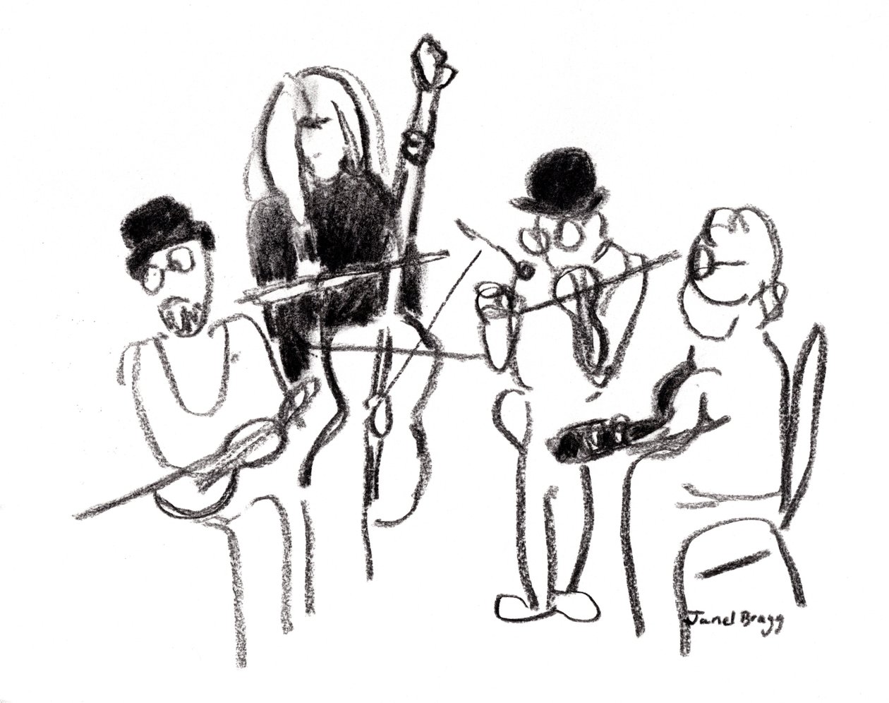 Musiciens au Festival victorien, vers 2021 - Janel Bragg