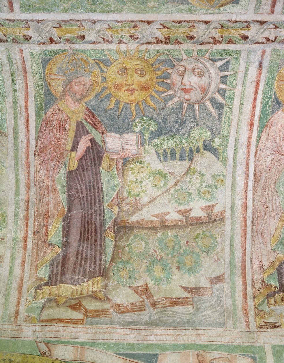 La Création du soleil, de la lune et des étoiles, 1490 - Janez Kastav