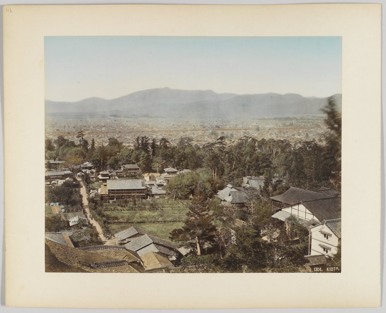Kyoto, Japon (photo noir et blanc colorisée à la main) - Japanese Photographer