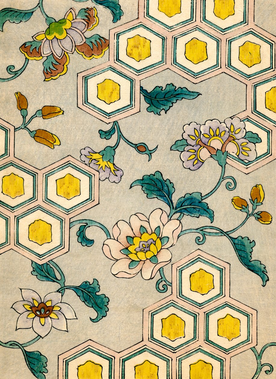 Fleurs sur un Fond de Nid d
