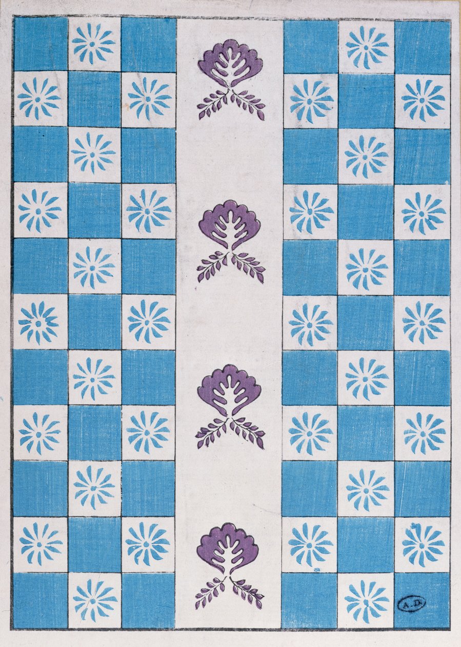Motif de tissu, fin du XIXe siècle - Japanese School