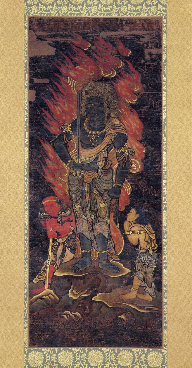 Fudo Myoo et deux assistants - Japanese School