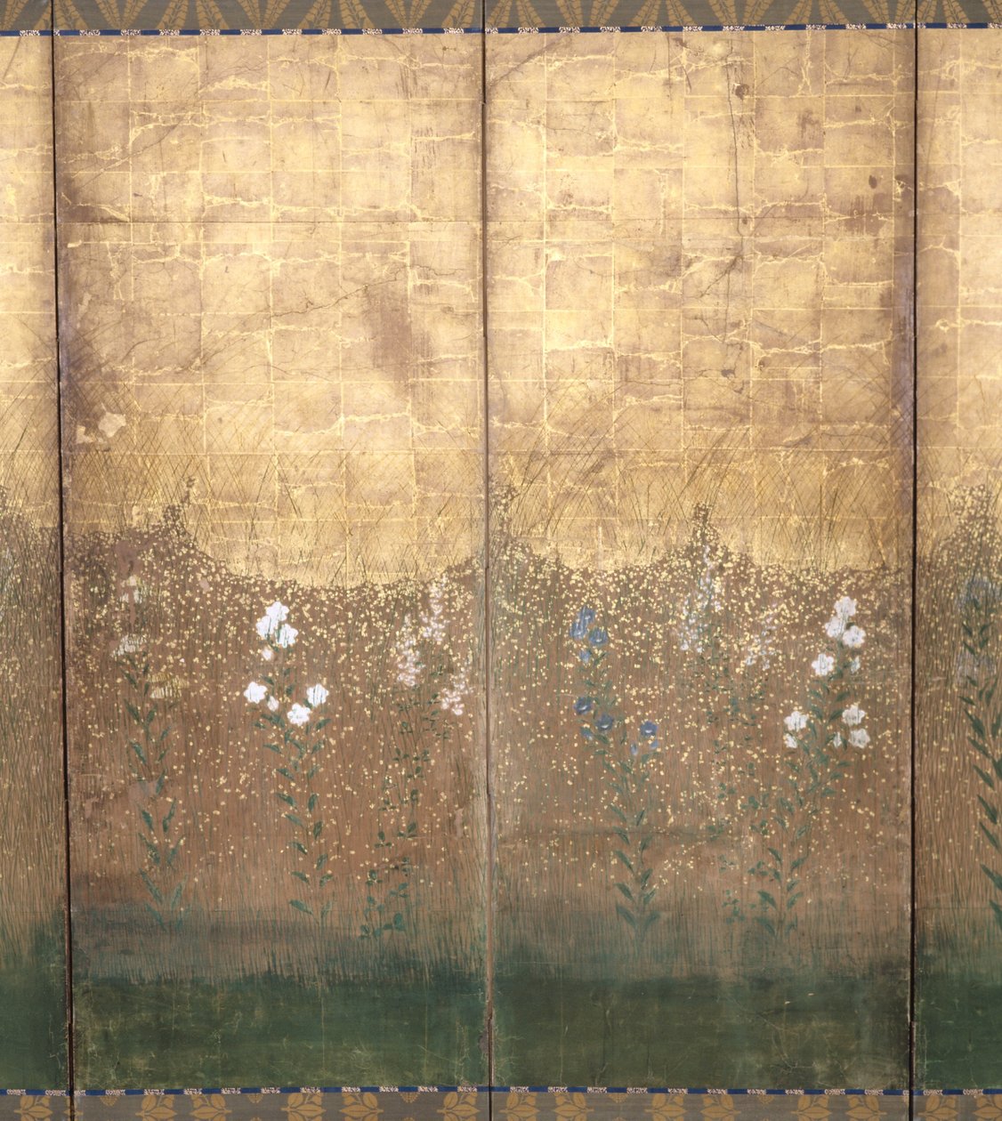 Lune dans la plaine de Musashi - Japanese School