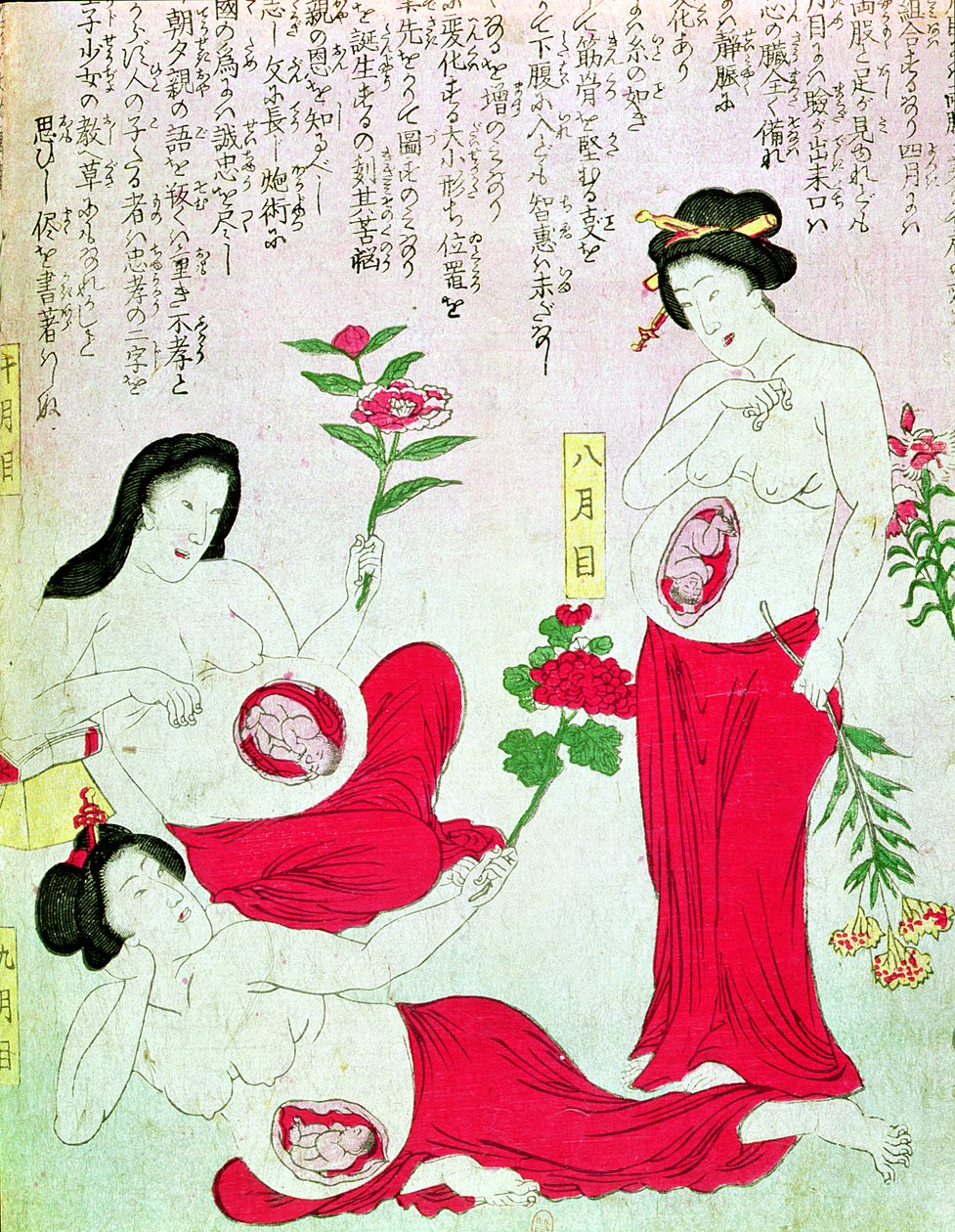 Femmes enceintes, 1881 - Japanese School