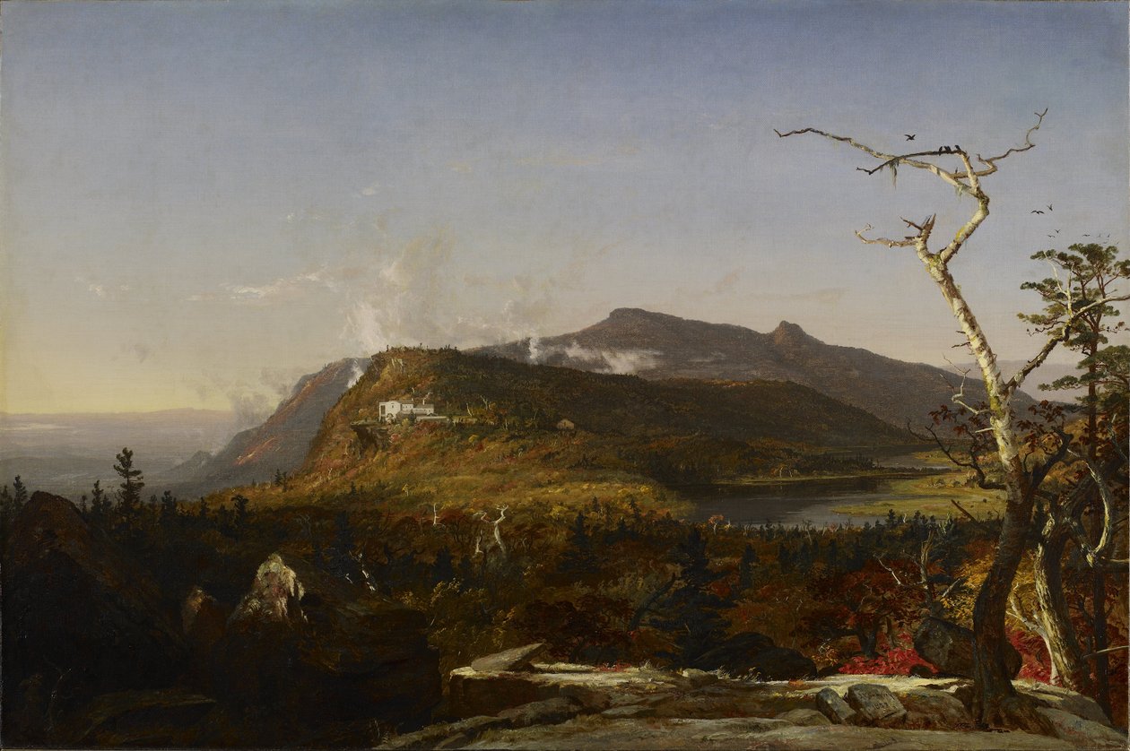 Maison de montagne Catskill - Jasper Francis Cropsey