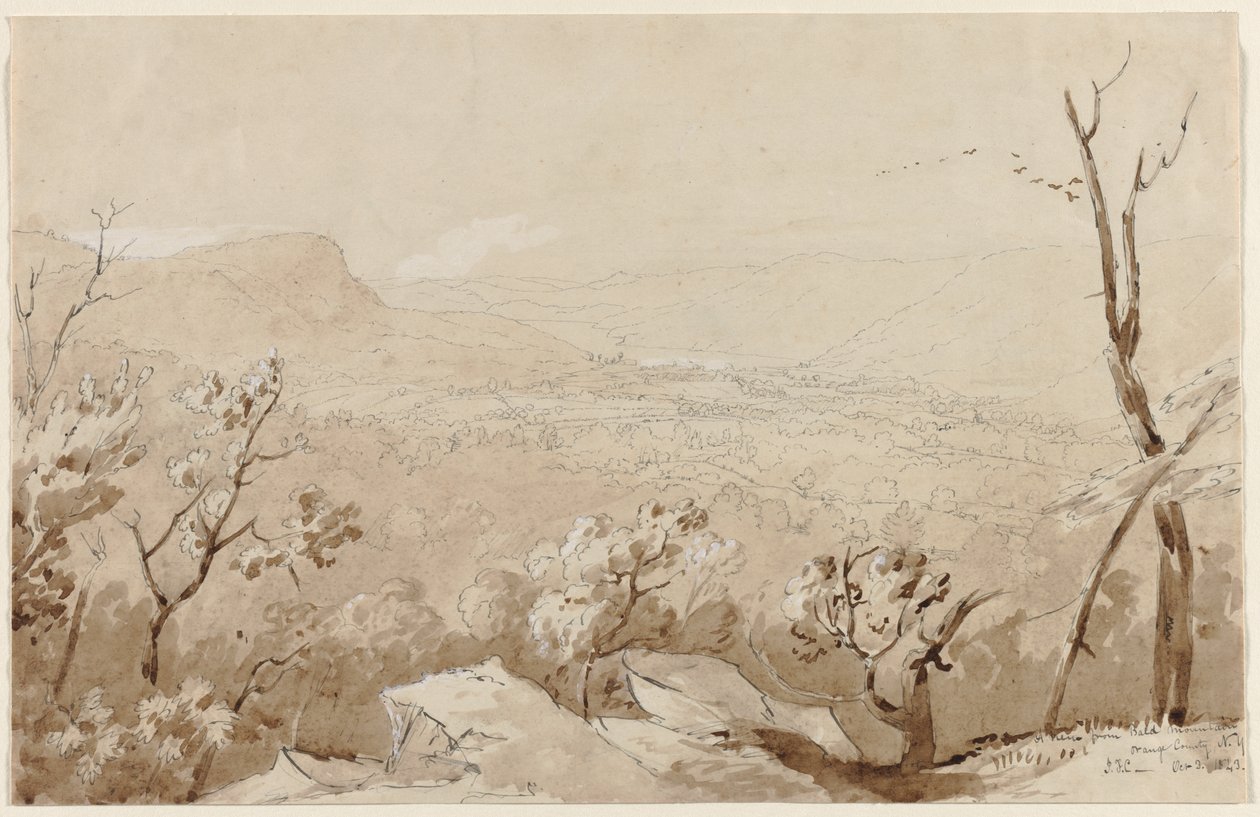 Vue de Bald Mountain, comté d