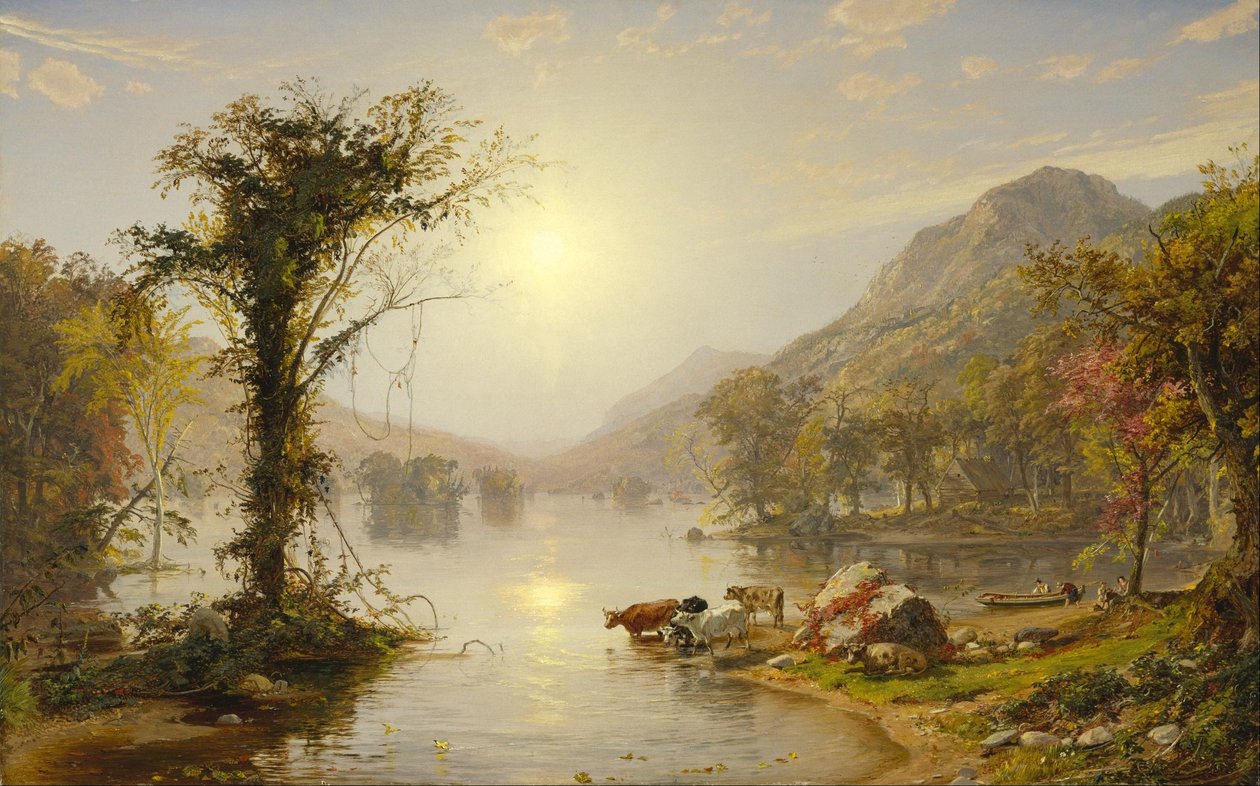 Automne sur le lac Greenwood - Jasper Francis Cropsey