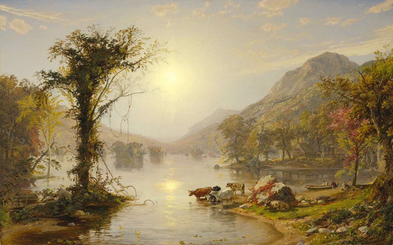Automne sur le lac Greenwood - Jasper Francis Cropsey