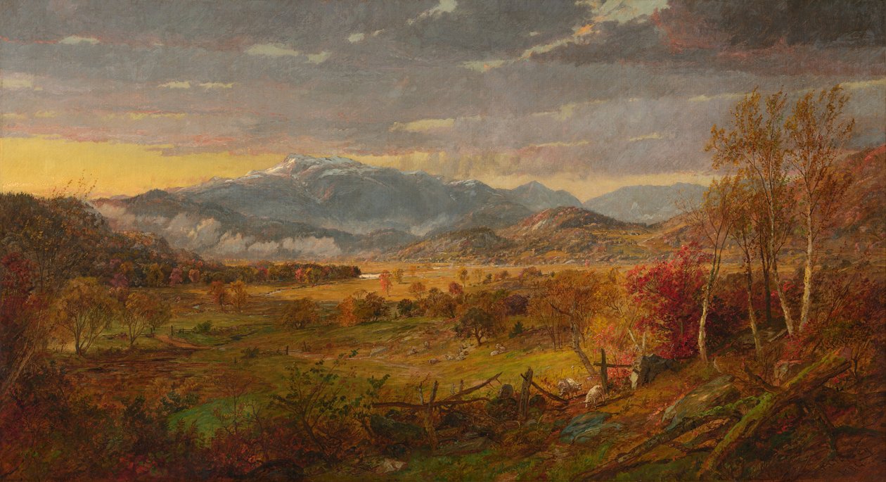 Vue sur le mont Washington - Jasper Francis Cropsey