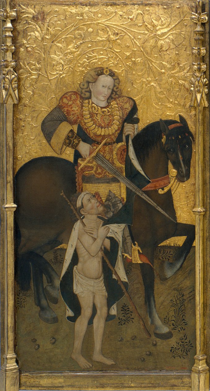 Saint Martin partageant son manteau - Jaume Ferrer