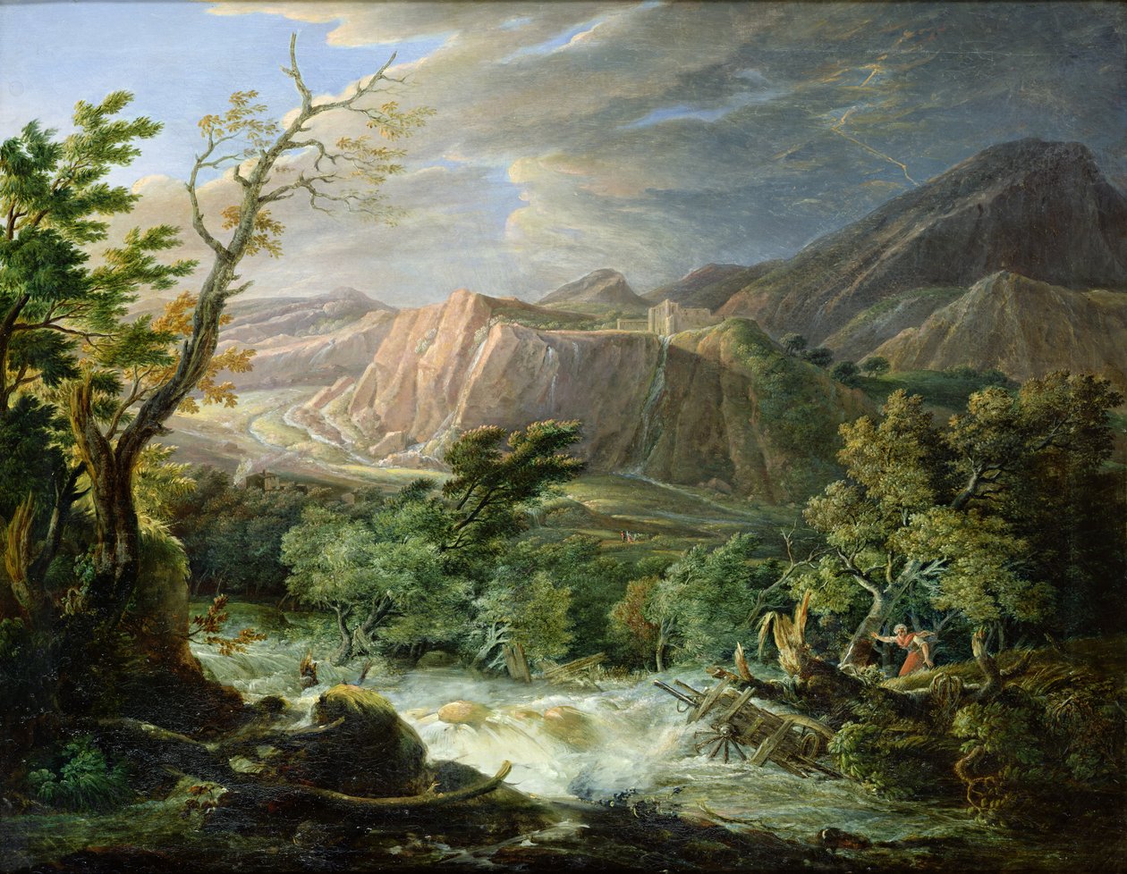 Paysage, Tempête - Jean Antoine Constantin