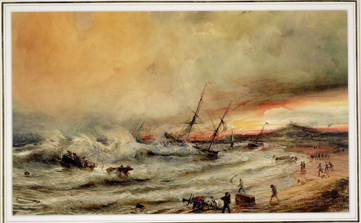 Le Naufrage, 1832 - Jean Antoine Theodore Gudin