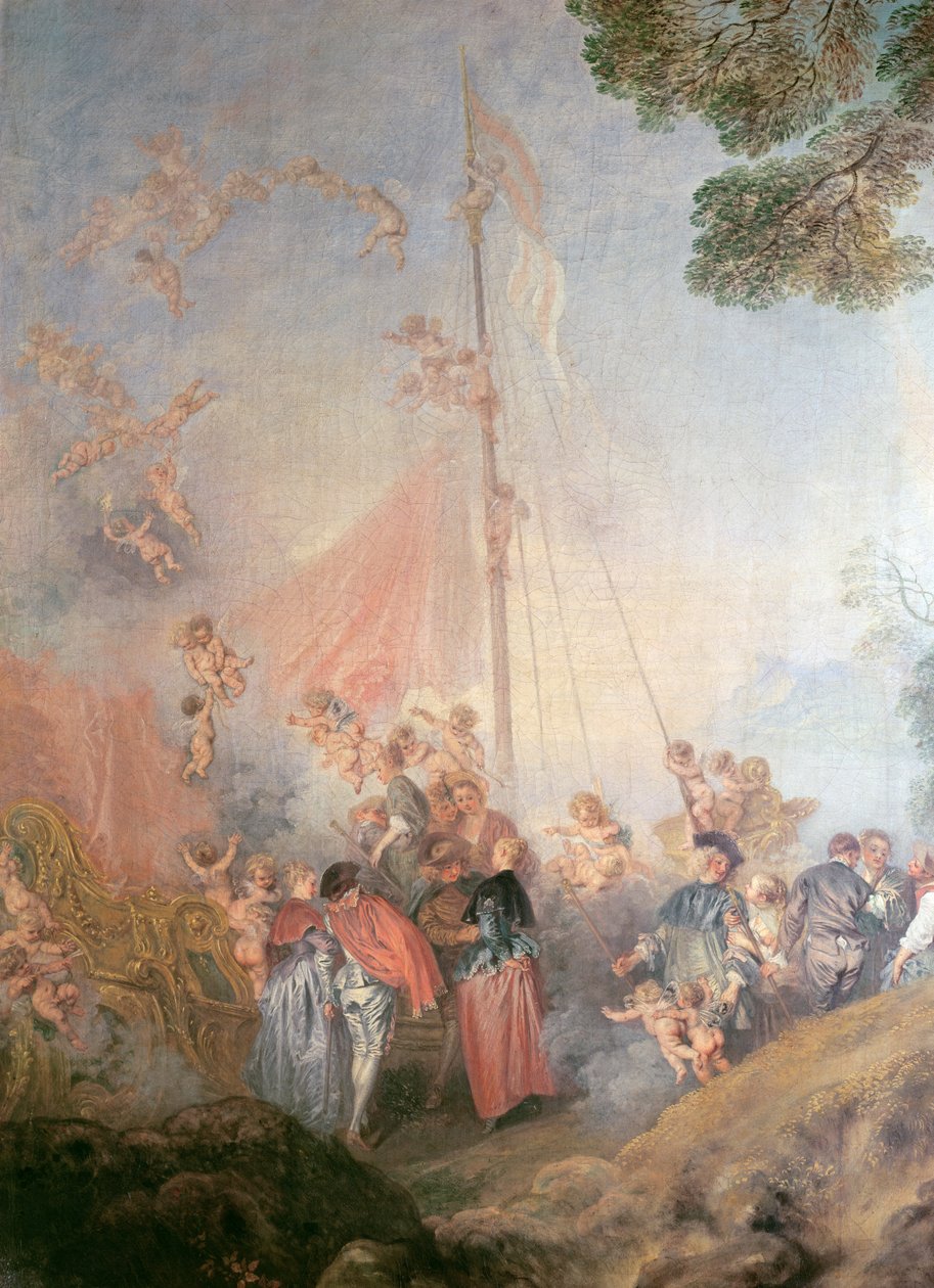 Embarquement pour Cythère, 1717 (détail) - Jean Antoine Watteau