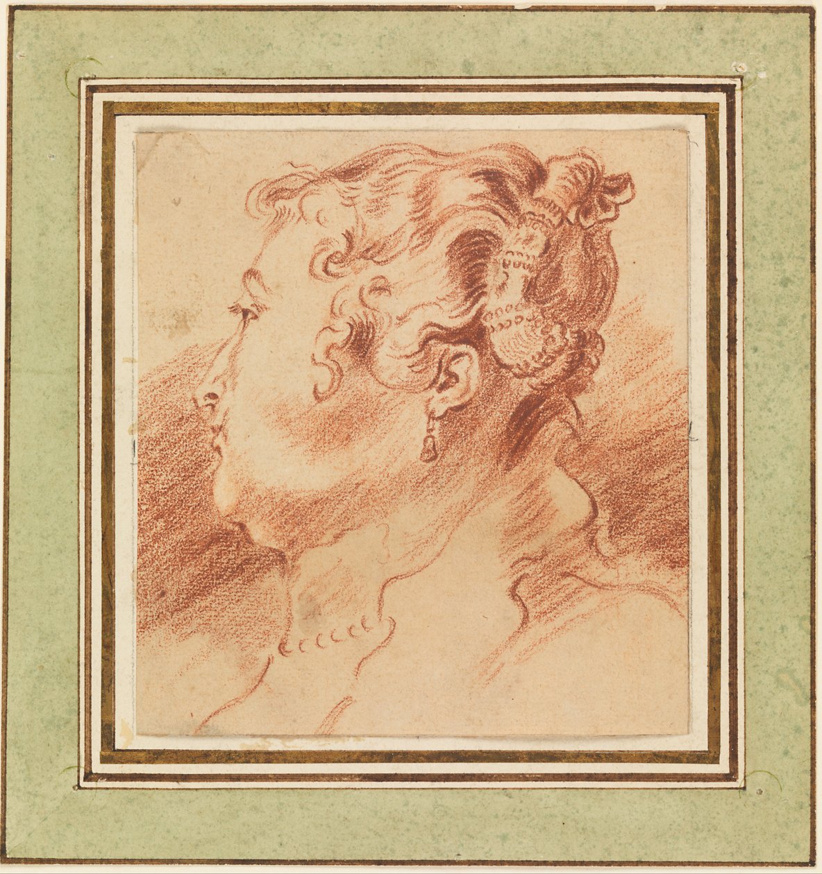 Étude de tête de femme - Jean Antoine Watteau