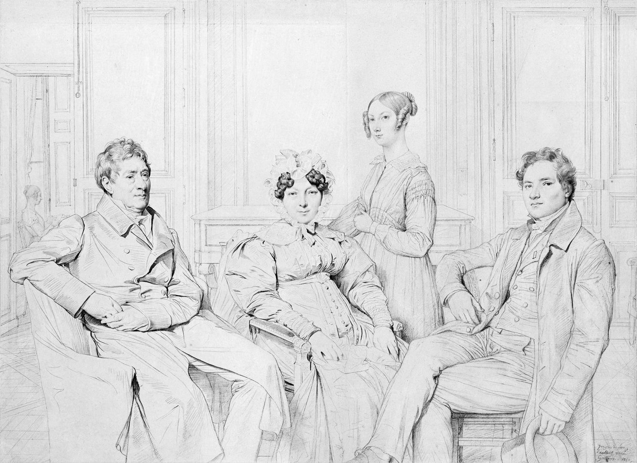 La Famille Gatteaux - Jean Auguste Dominique Ingres