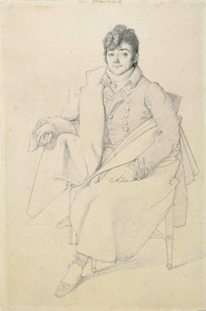 Le sculpteur Charles Dupaty - Jean Auguste Dominique Ingres