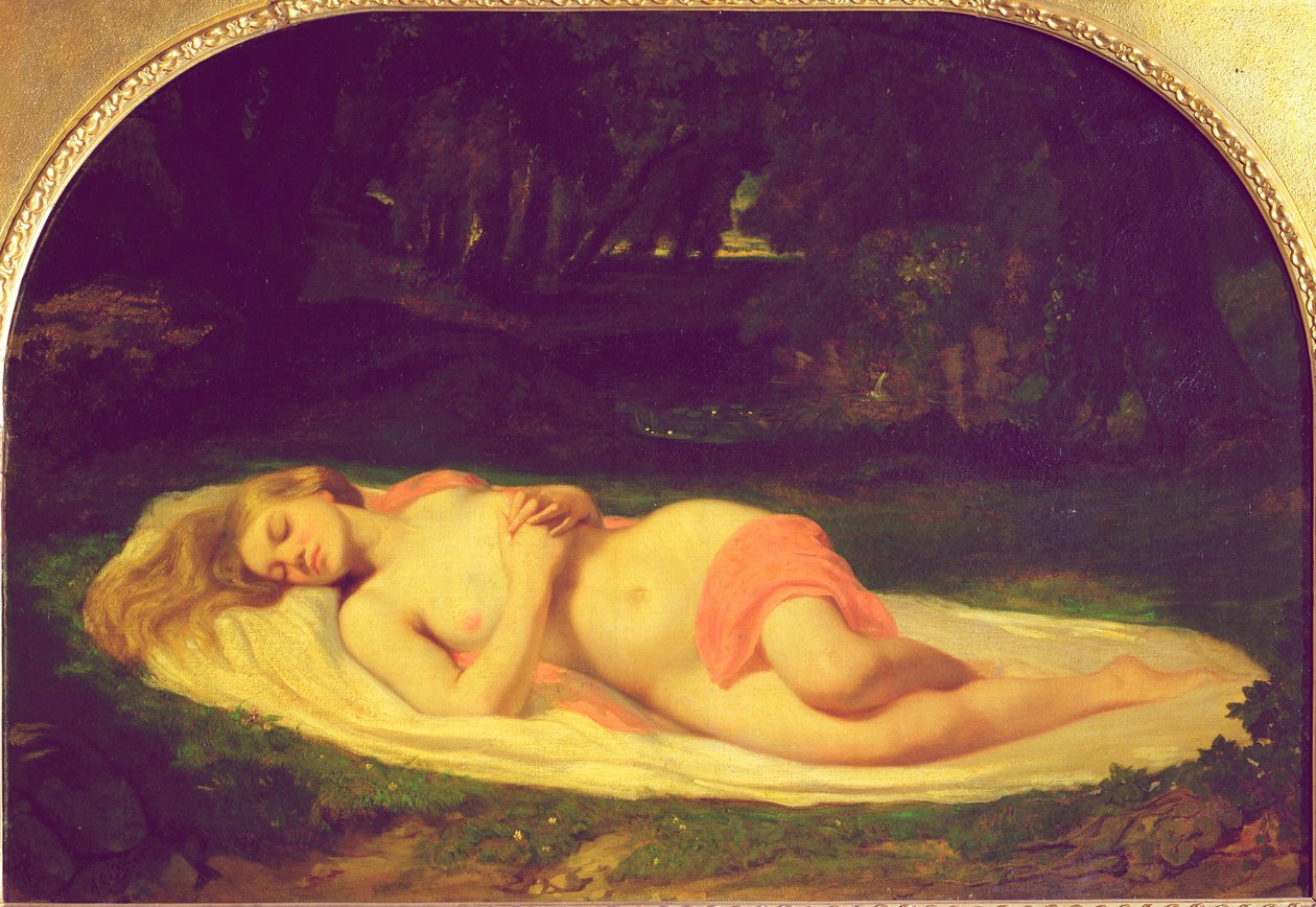 Nymphe endormie, 1844-49 - Jean Baptiste Ange Tissier