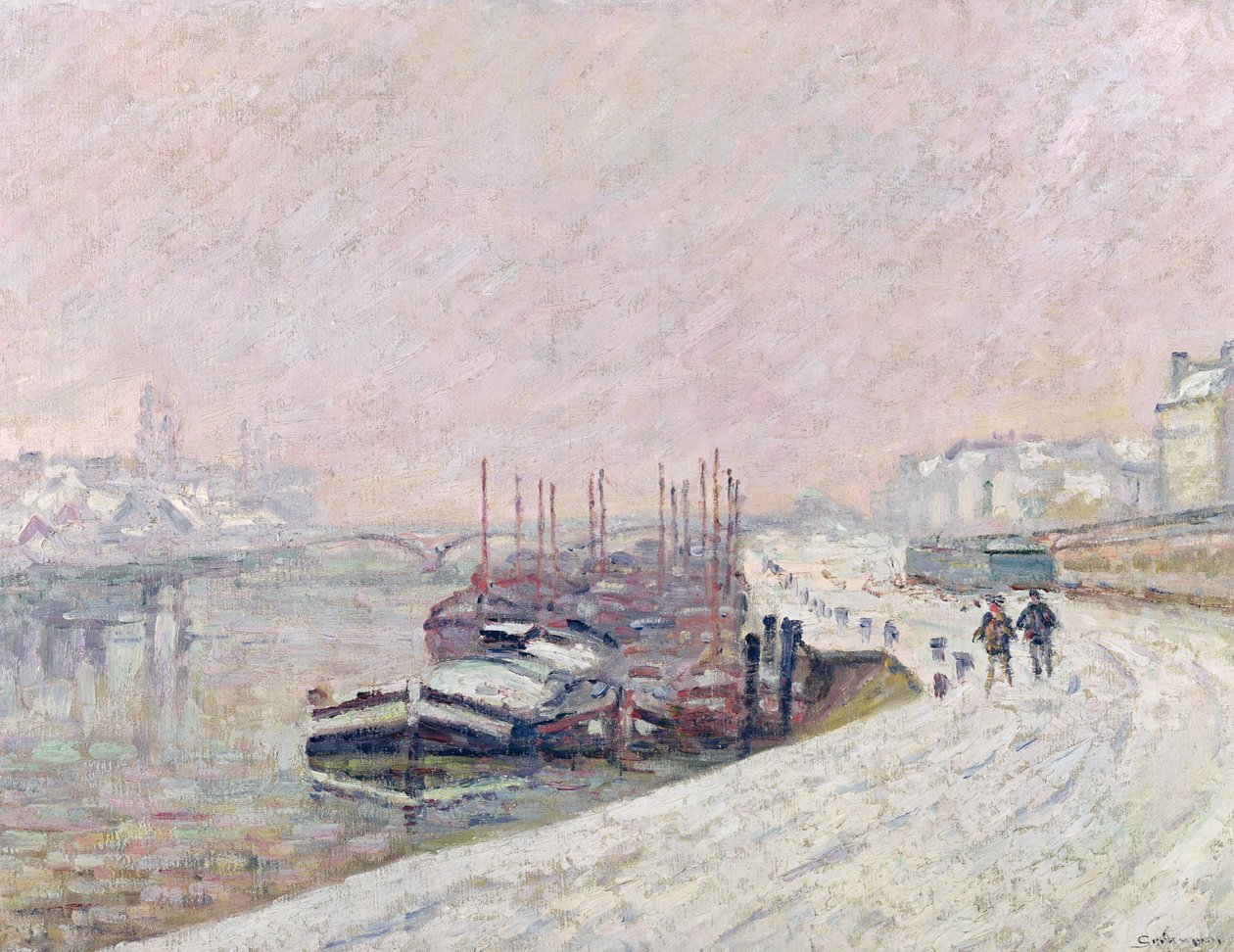 Neige à Rouen - Jean Baptiste Armand Guillaumin