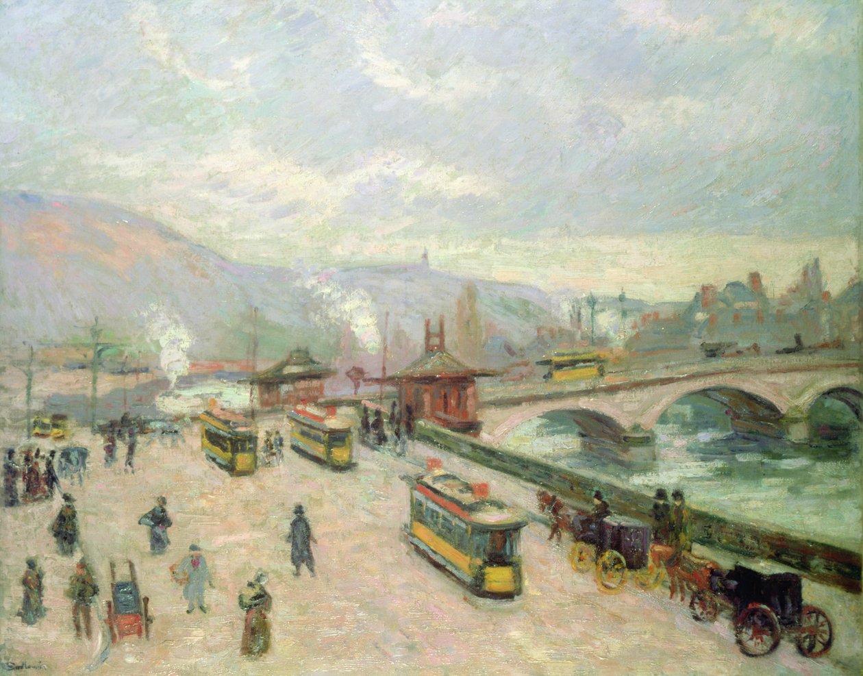 Le Pont Corneille à Rouen, 1898 - Jean Baptiste Armand Guillaumin