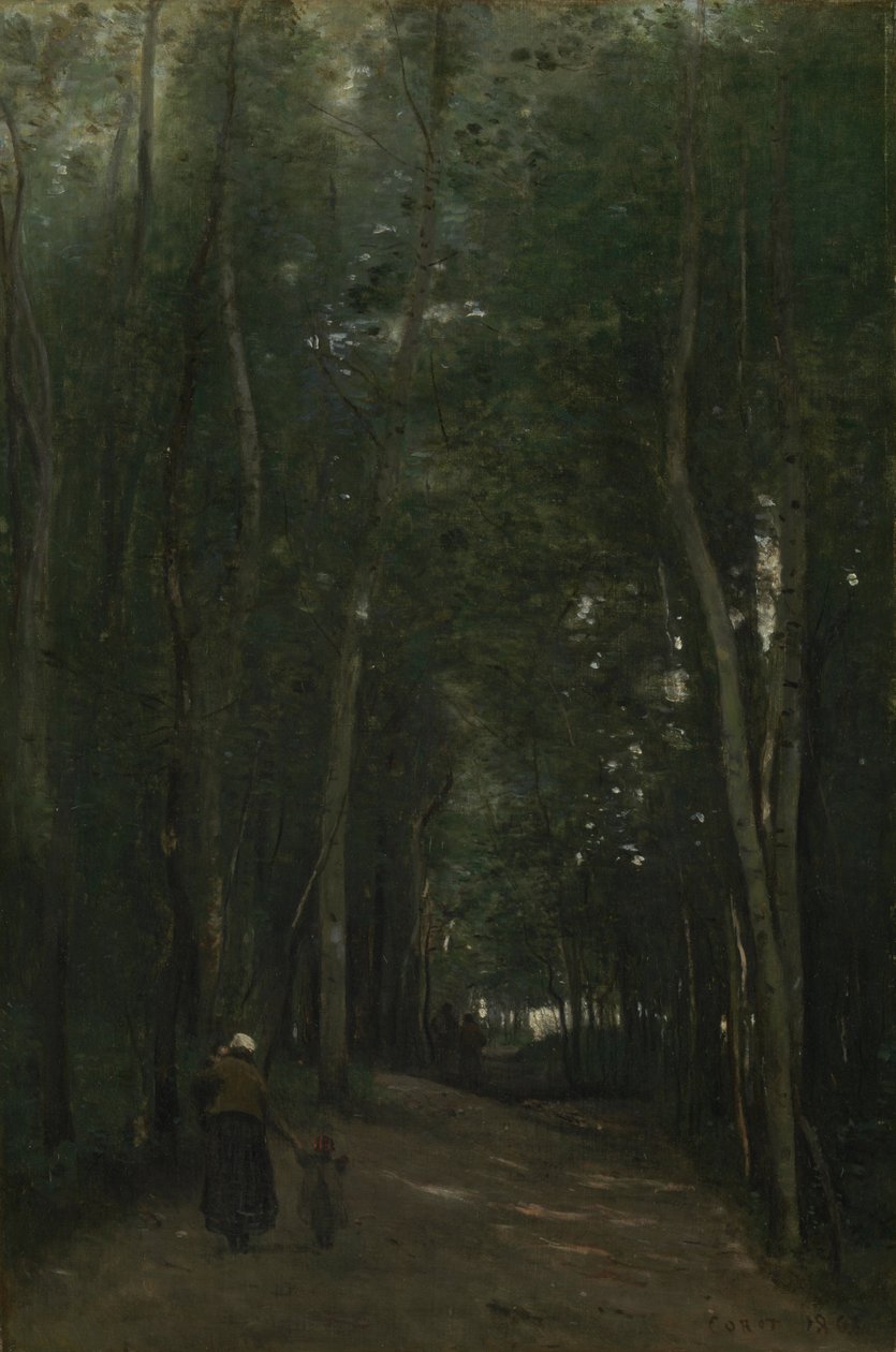 Un chemin à Saint-Cloud - Jean Baptiste Camille Corot