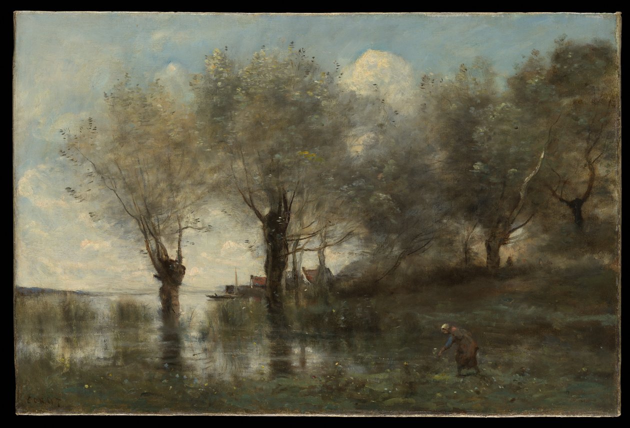 Un étang en Picardie - Jean Baptiste Camille Corot