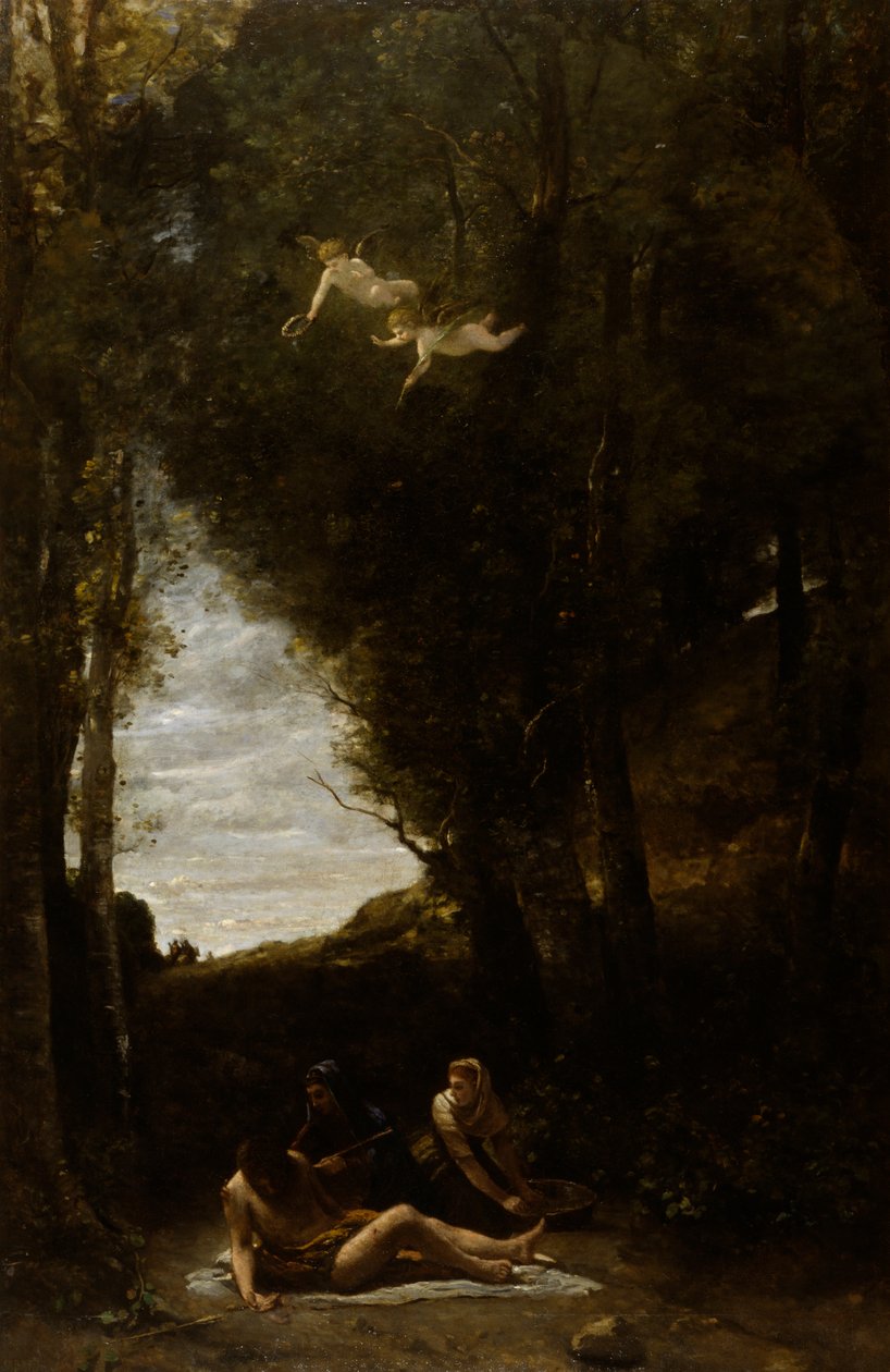Saint Sébastien secouru par des saintes femmes - Jean Baptiste Camille Corot