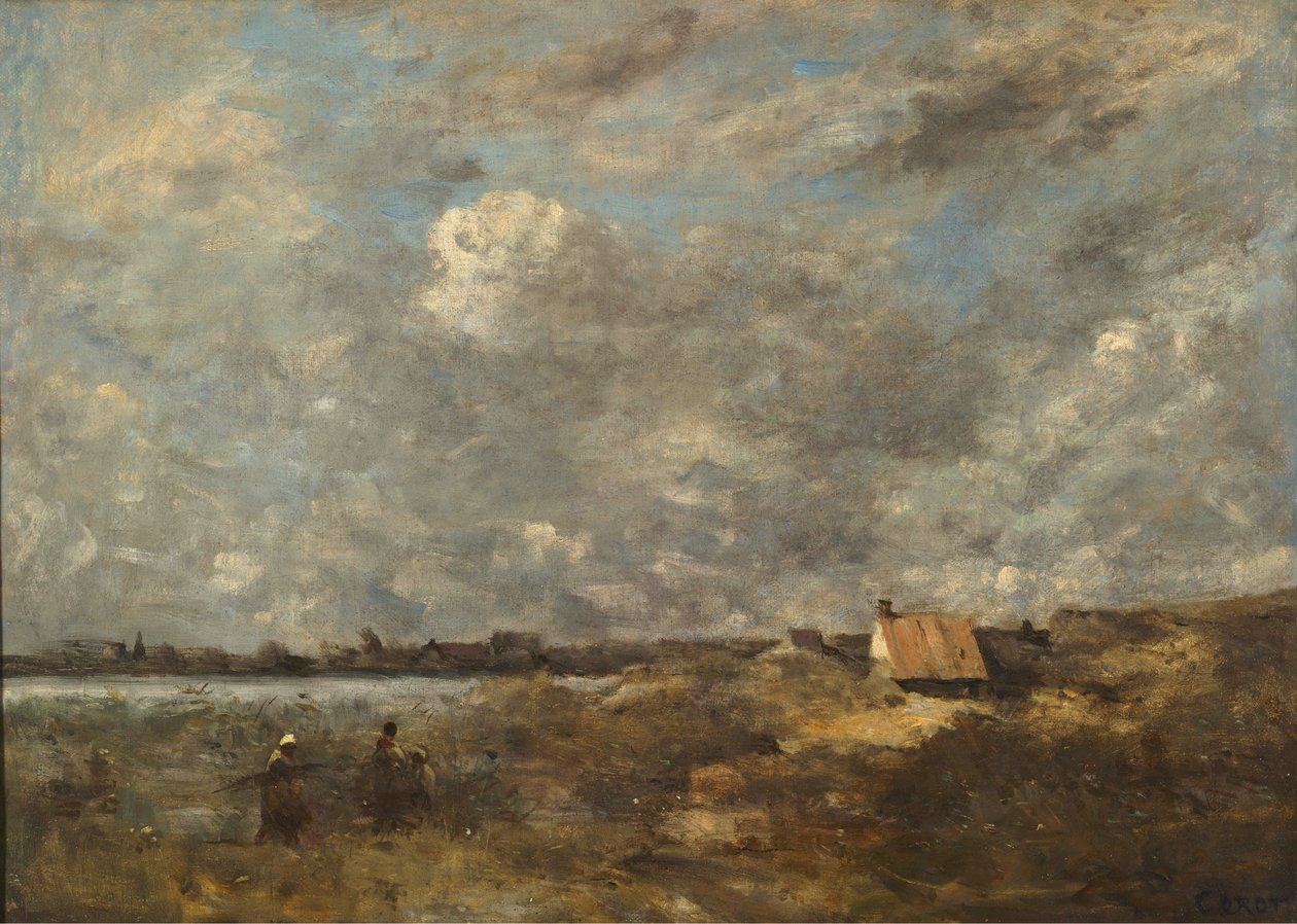 Temps orageux. Pas-de-Calais - Jean Baptiste Camille Corot
