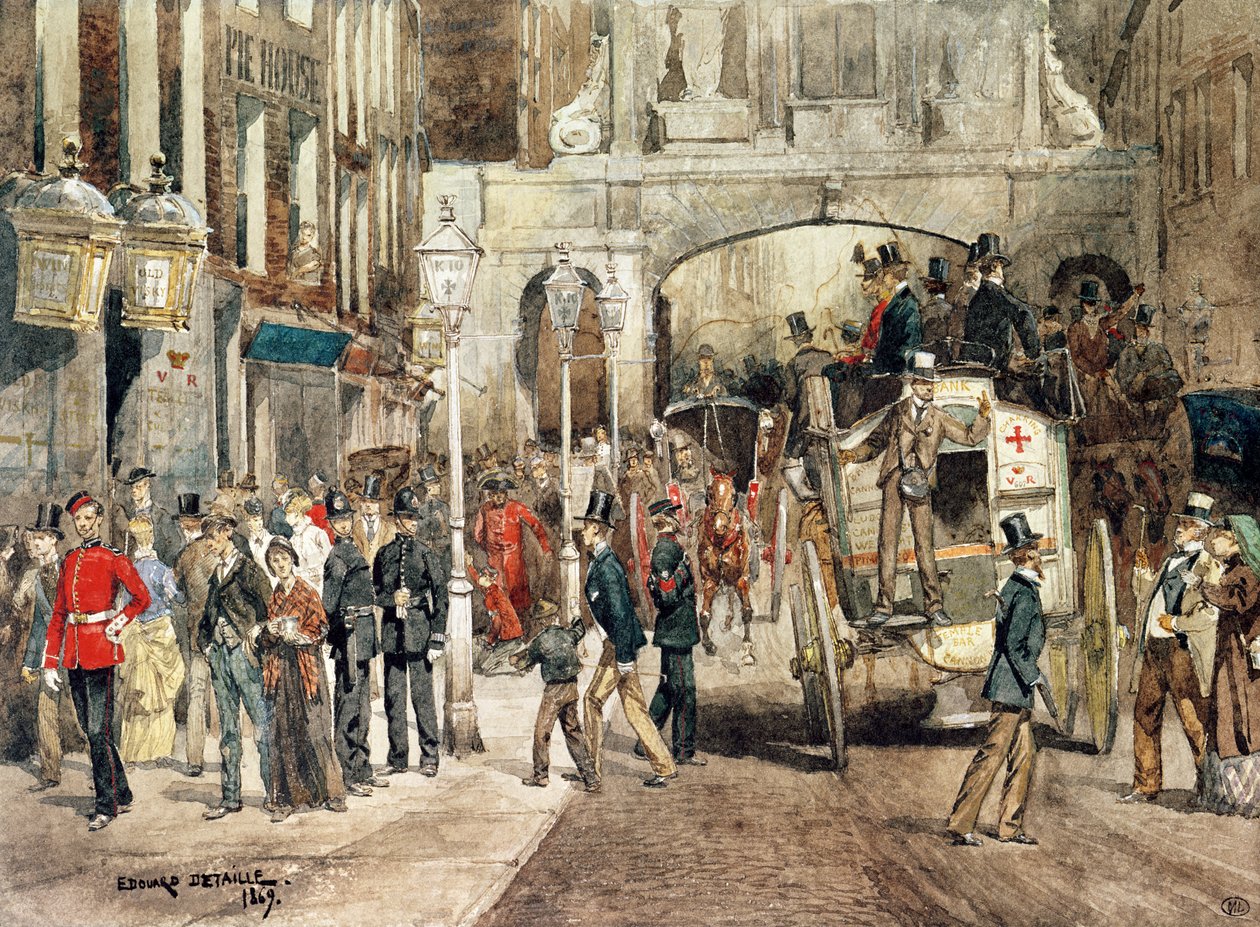 Rue de Londres, 1869 - Jean Baptiste Edouard Detaille