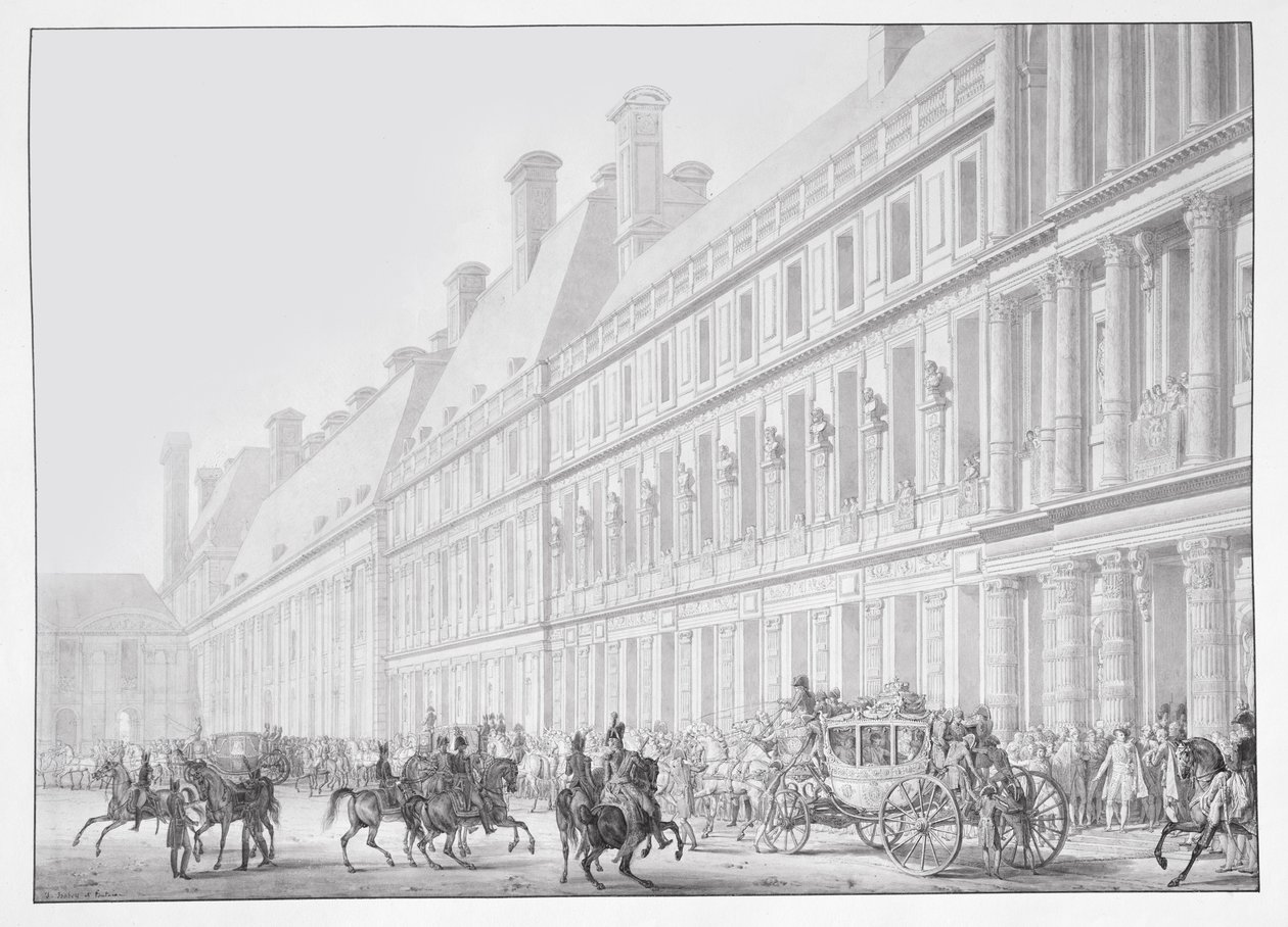 Départ du Palais des Tuileries de l